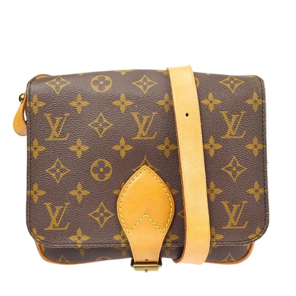 LOUIS VUITTON CARTOUCHIERE MM SHOULDER BAG MONOGRAM